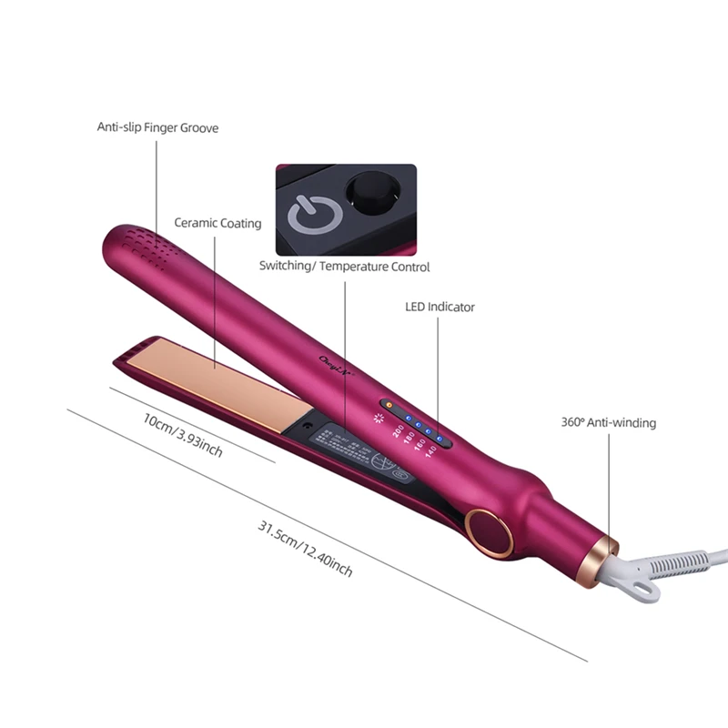 2in1 Professional Hair Styling Flat Iron Curling Roller Wet Dry Dual Use Hair Straightener Ceramic Straightening Iron Fast Heat
2in1 Professional Hair Styling Flat Iron Curling Roller Wet Dry Dual Use Hair Straightener Ceramic Straightening Iron Fast Heat