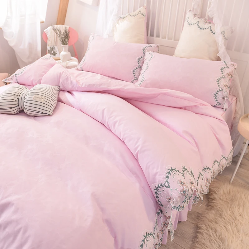 Модный кружевной комплект постельного белья из полиэстера, простые мягкие простыни, наволочки, Комплект постельного белья с вышивкой и при...
Модный кружевной комплект постельного белья из полиэстера, простые мягкие простыни, наволочки, Комплект постельного белья с вышивкой и при...