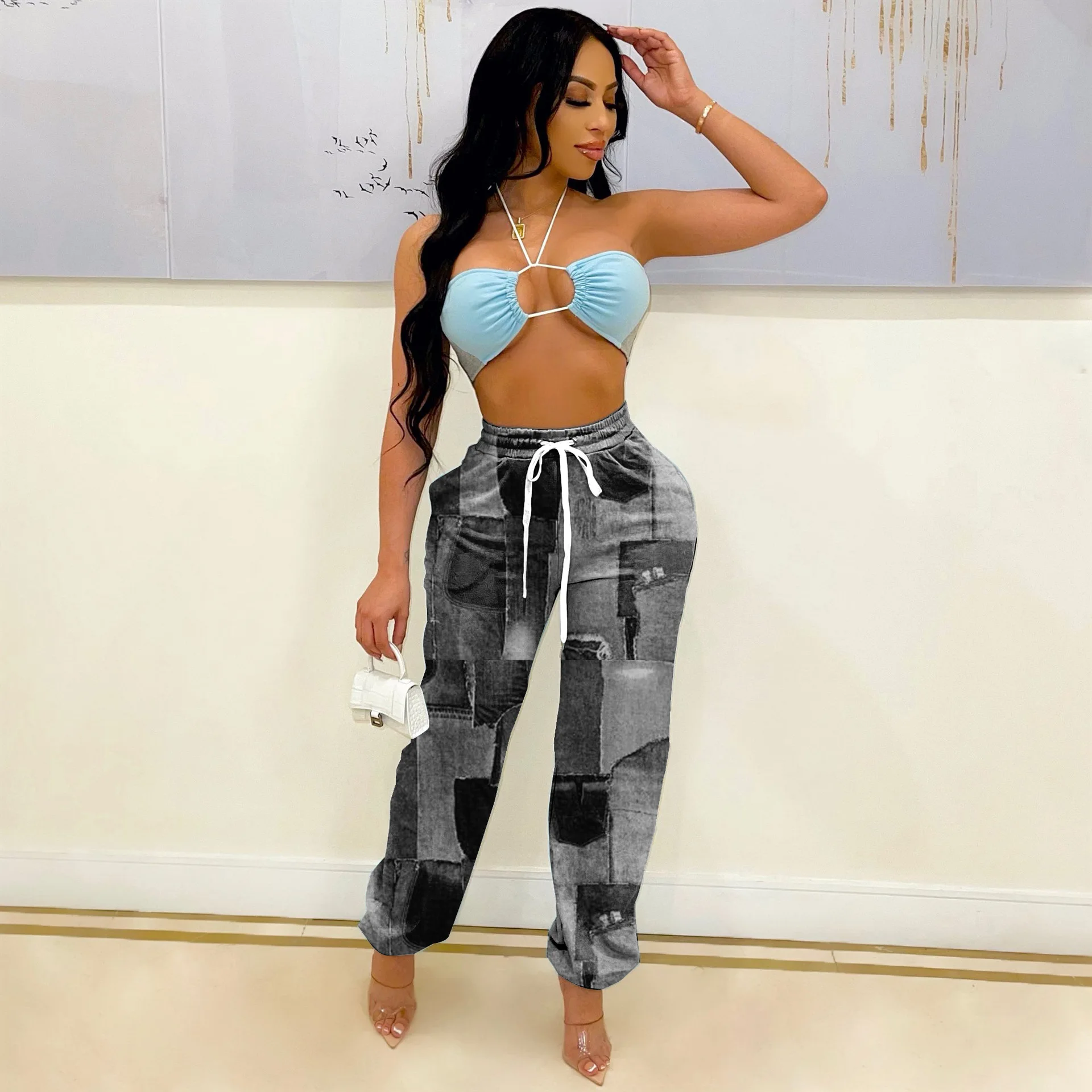 Casaul Women Jeans Pants Jogger Color Patchwork Loose Cargo Long Pants Autumn High Street Clothes For Women Outfit
Casaul Women Jeans Pants Jogger Color Patchwork Loose Cargo Long Pants Autumn High Street Clothes For Women Outfit