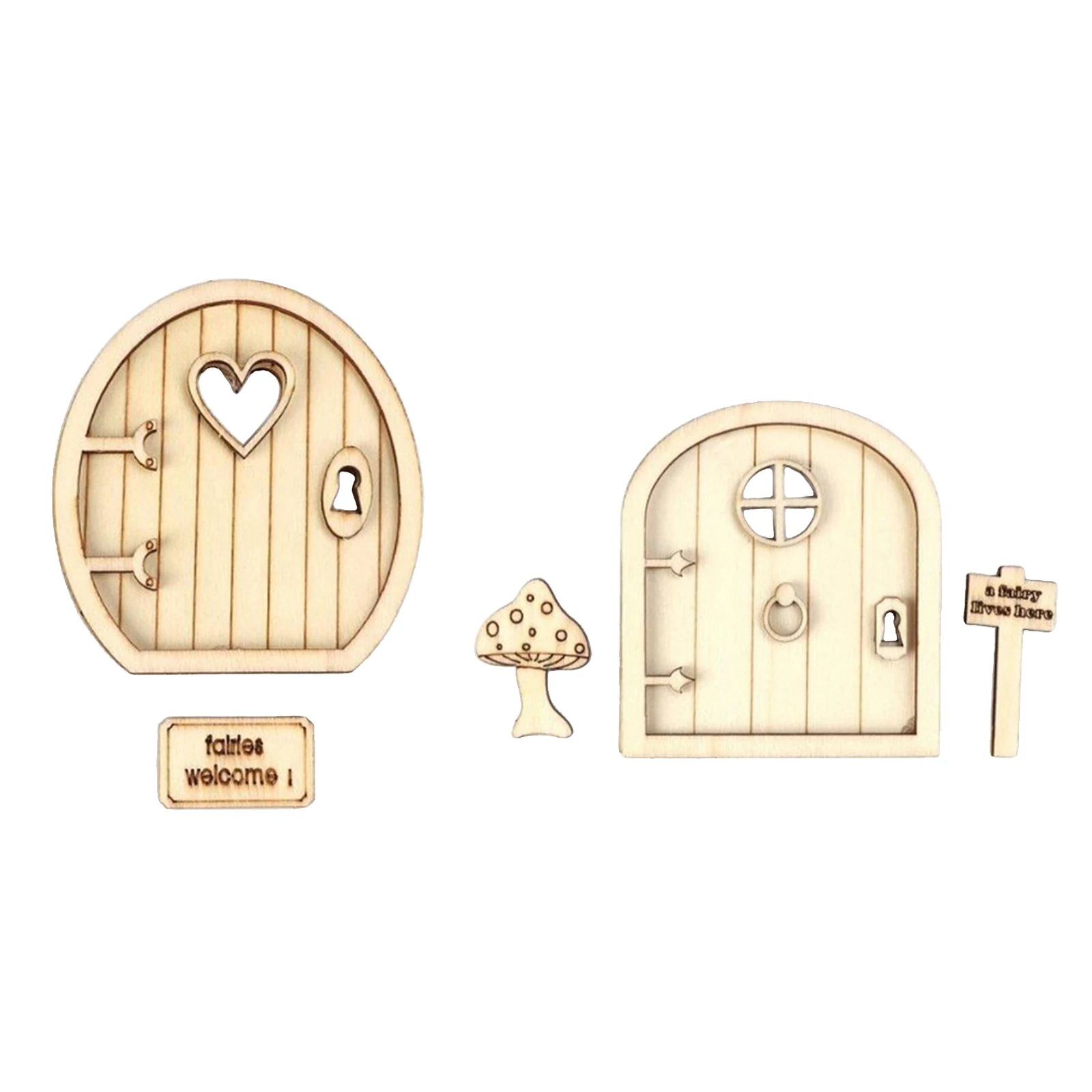 Wooden Fairy Garden Door Hand Made DIY Door Decoration Miniature Fairy Garden Signs Doll House Door Decoration
Wooden Fairy Garden Door Hand Made DIY Door Decoration Miniature Fairy Garden Signs Doll House Door Decoration