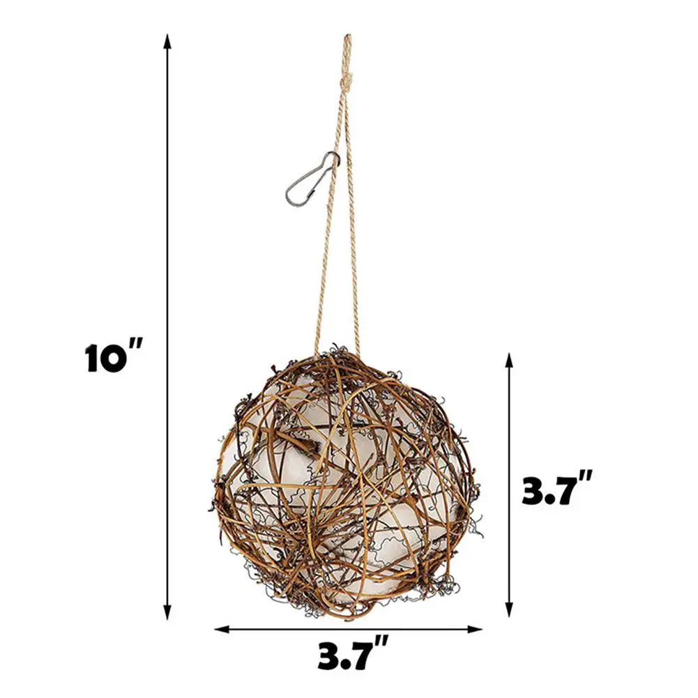 Birds Nest Bird Cage Natural Grass Egg Cage Bird House Outdoor Decorative Weaved Hanging Parrot Nest Houses Hummingbird House
Birds Nest Bird Cage Natural Grass Egg Cage Bird House Outdoor Decorative Weaved Hanging Parrot Nest Houses Hummingbird House