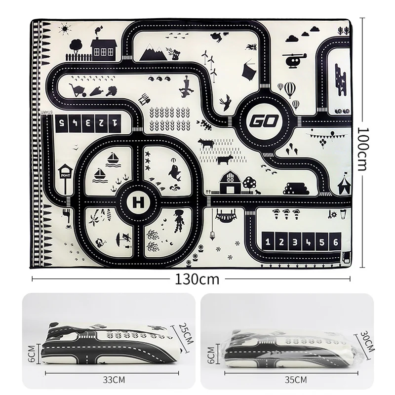 Kid City Traffic Rug Car Park Play Mat Waterproof Parking Lot Kids Playmat Boy Girl Educational Toys For Children Map Game Mats
Kid City Traffic Rug Car Park Play Mat Waterproof Parking Lot Kids Playmat Boy Girl Educational Toys For Children Map Game Mats