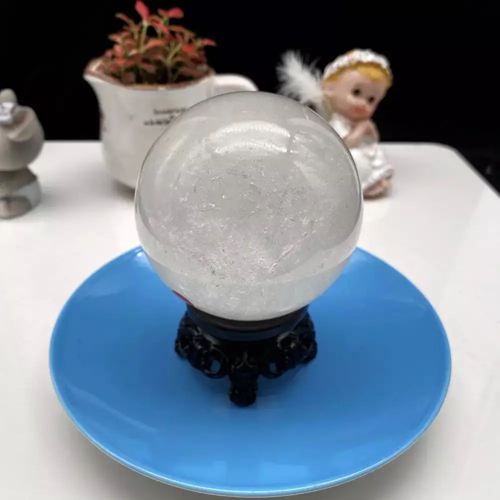 MOKAGY Natural White Calcite Quartz Ball Crystal Stone Sphere 85mm-90mm 1pc 
MOKAGY Natural White Calcite Quartz Ball Crystal Stone Sphere 85mm-90mm 1pc