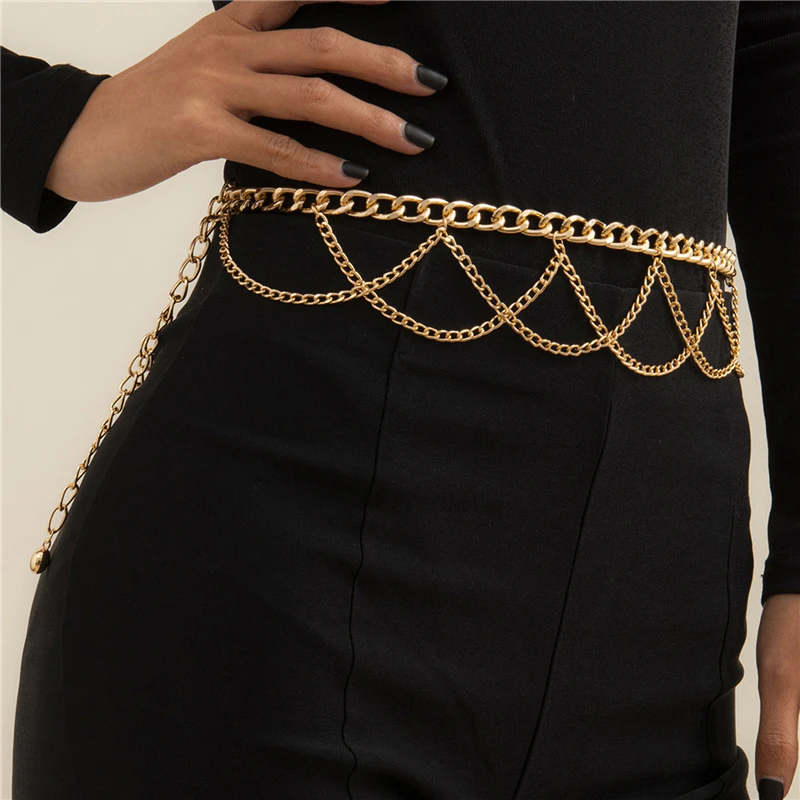 Multilayer Chain Belts For Women Metal Chain Body Chain Summer Beach Jewelry For Women And Girl Tassel Bikini Body Chain Belt
Multilayer Chain Belts For Women Metal Chain Body Chain Summer Beach Jewelry For Women And Girl Tassel Bikini Body Chain Belt