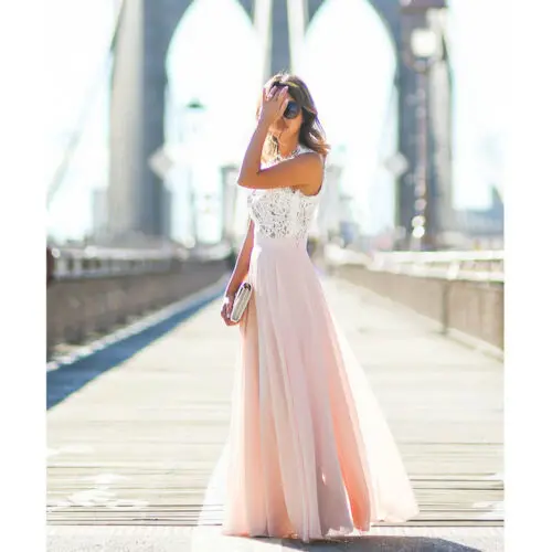 2020 Women's Casual Lace Loose Long Solid Dress Off the Shoulder Formal Prom Party Wedding Bridesmaid Sleeveless
2020 Women's Casual Lace Loose Long Solid Dress Off the Shoulder Formal Prom Party Wedding Bridesmaid Sleeveless
