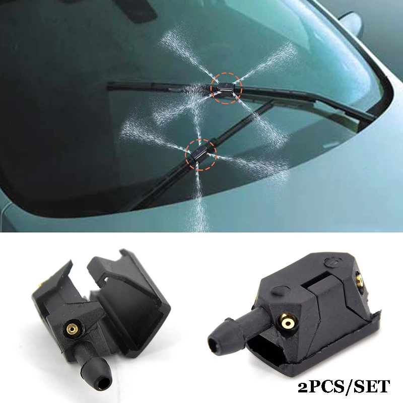 2Pcs Universal Car Windscreen Washer Wiper Blade Water Spray Jets Nozzles Mounted Onto 8mm 9mm Arm Adjusted 4 Way Upgrade
2Pcs Universal Car Windscreen Washer Wiper Blade Water Spray Jets Nozzles Mounted Onto 8mm 9mm Arm Adjusted 4 Way Upgrade