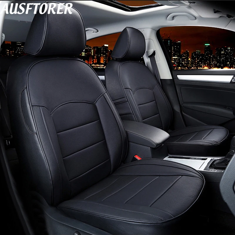 Чехол для сиденья AUSFTORER из воловьей кожи аксессуары Suzuki SX4 2010 автомобильные