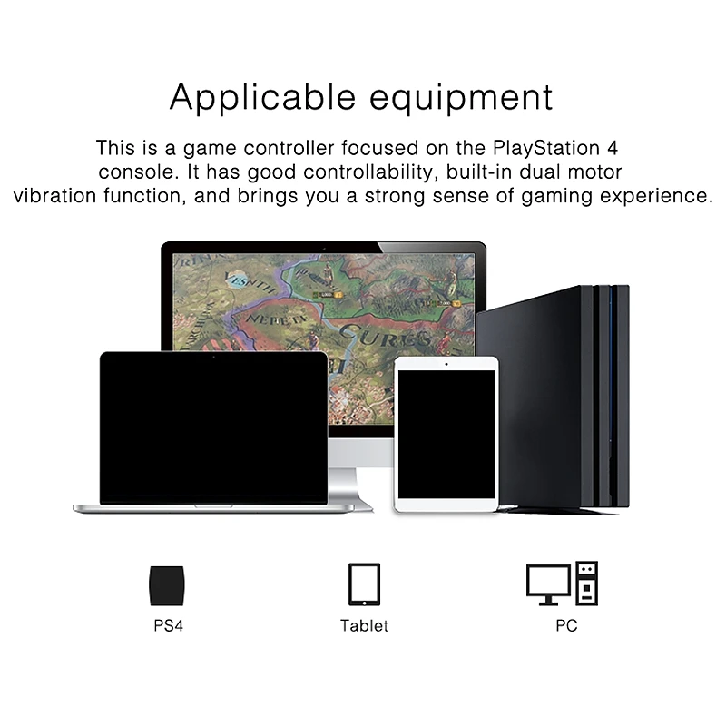 DS8 Wireless Bluetooth Game Controller Is Suitable for Playstation4 Dual-Vibration Six-Axis Wireless Game Controller
DS8 Wireless Bluetooth Game Controller Is Suitable for Playstation4 Dual-Vibration Six-Axis Wireless Game Controller