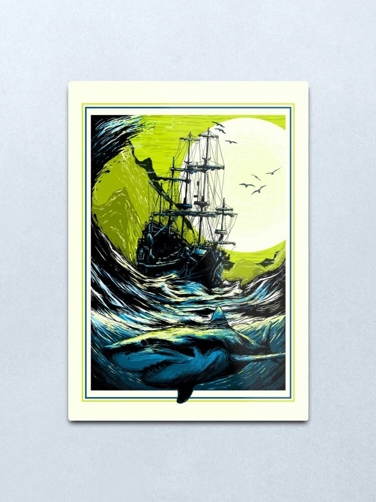 Ancient Seas Metal Print Tin Sign Bar Home Wall Decor Metal Art Poster
Ancient Seas Metal Print Tin Sign Bar Home Wall Decor Metal Art Poster