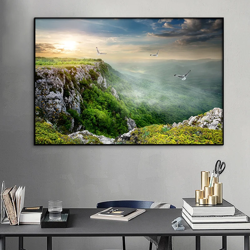 Sunrise Sunset Scenery Mountain Coast Cliff Grassland Photography Canvas Painting Wall Picture Poster For Living Room Decoration
Sunrise Sunset Scenery Mountain Coast Cliff Grassland Photography Canvas Painting Wall Picture Poster For Living Room Decoration