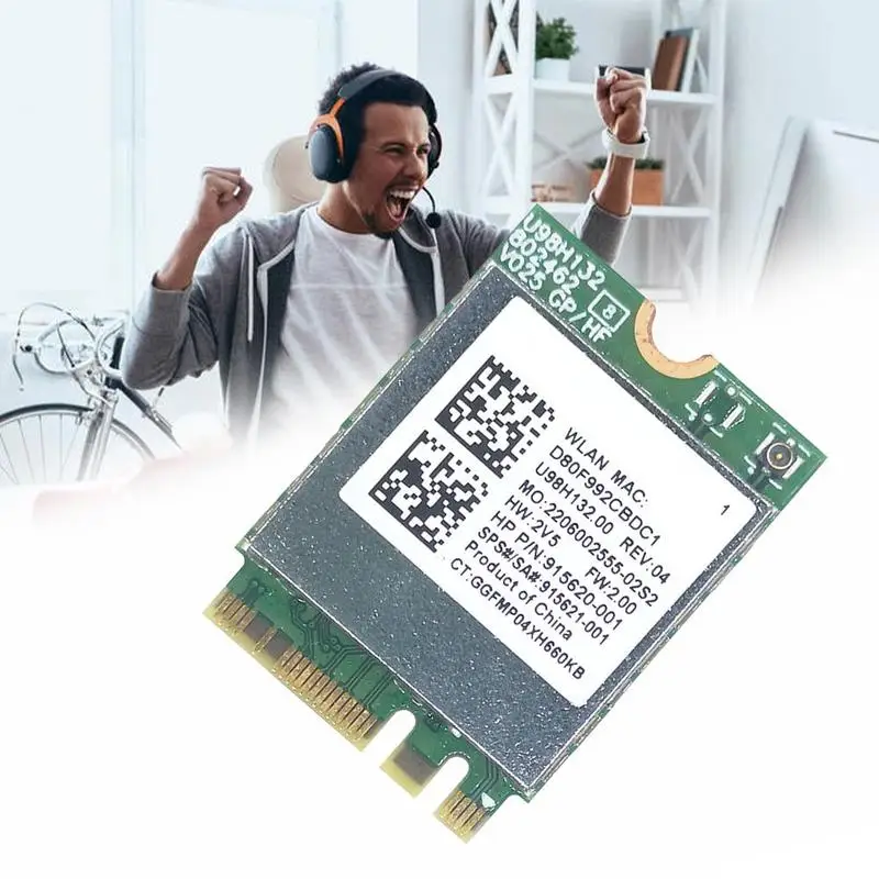 Universal version of RTL8821CE 5G dual-band AC built-in NGFF wireless network card 4.2 Bluetooth-compatible
Universal version of RTL8821CE 5G dual-band AC built-in NGFF wireless network card 4.2 Bluetooth-compatible