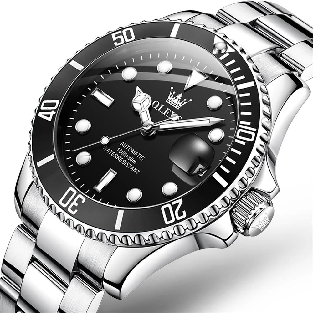 Classic Luxury Men Mechanical Watches Fashion Luminous Waterproof Stainless Steel Automatic Wristwatches Original Business Watch 
Classic Luxury Men Mechanical Watches Fashion Luminous Waterproof Stainless Steel Automatic Wristwatches Original Business Watch