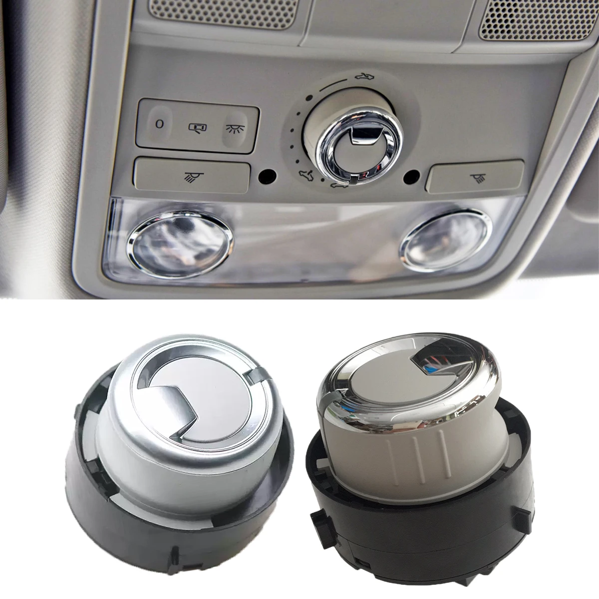 Новый выключатель управления люком в салоне автомобиля VW Passat B7 Jetta mk6 2011 2012 2013 2014 2015 2017, хромированная поворотная кнопка.