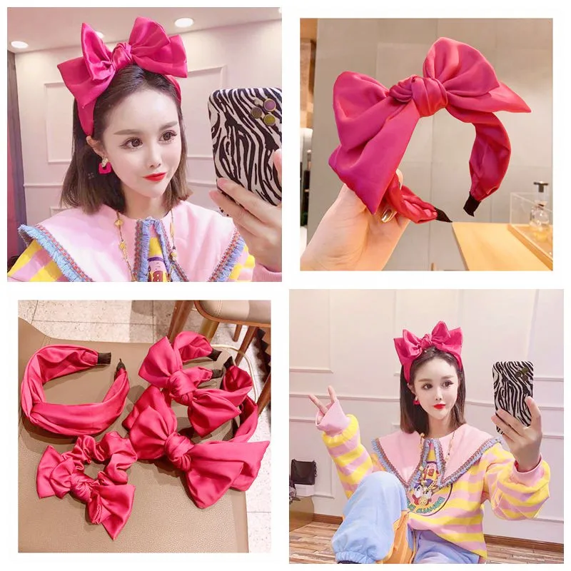 Solid Pitaya Rose Red Double Layer Big Bowknot Headband for Women Girl Korean Hairband Fashion Hair Accessories Dropshipping
Solid Pitaya Rose Red Double Layer Big Bowknot Headband for Women Girl Korean Hairband Fashion Hair Accessories Dropshipping