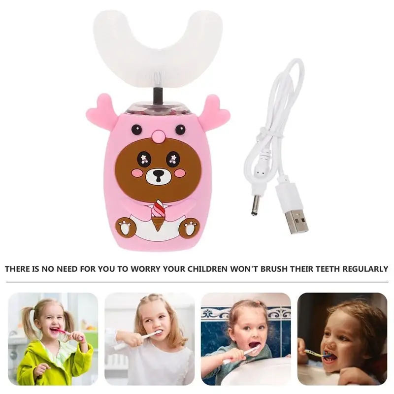1 Set Kids Smart Tooth Brush U Shape Electric Toothbrush Teeth Cleaning Brush Automatic Children Helper Smart Toothbrush
1 Set Kids Smart Tooth Brush U Shape Electric Toothbrush Teeth Cleaning Brush Automatic Children Helper Smart Toothbrush