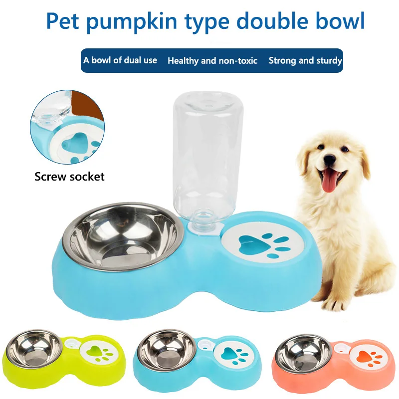 Pet double bowl automatic drinking Dog Bowls for Dogs Small Large Dogs Puppy Cat Drinking Bowl Dispenser Feeder Pet Product
Pet double bowl automatic drinking Dog Bowls for Dogs Small Large Dogs Puppy Cat Drinking Bowl Dispenser Feeder Pet Product