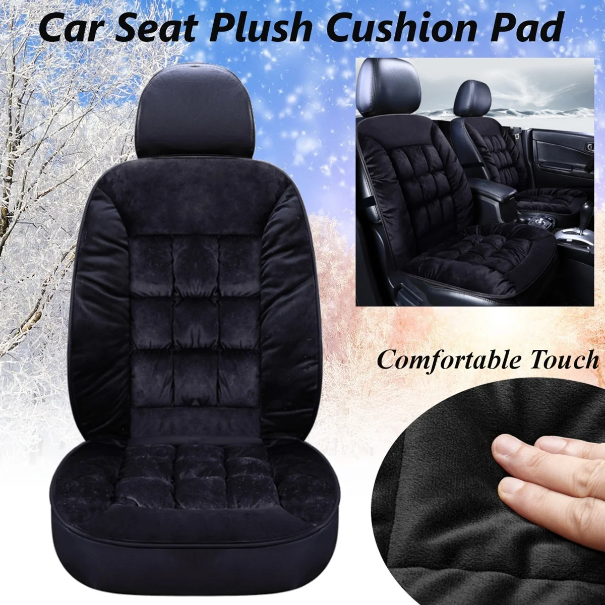 Universal Front Car Plush Seat Cover Cushion Comfortable Protection Pad Mat Voiture Pad
Universal Front Car Plush Seat Cover Cushion Comfortable Protection Pad Mat Voiture Pad