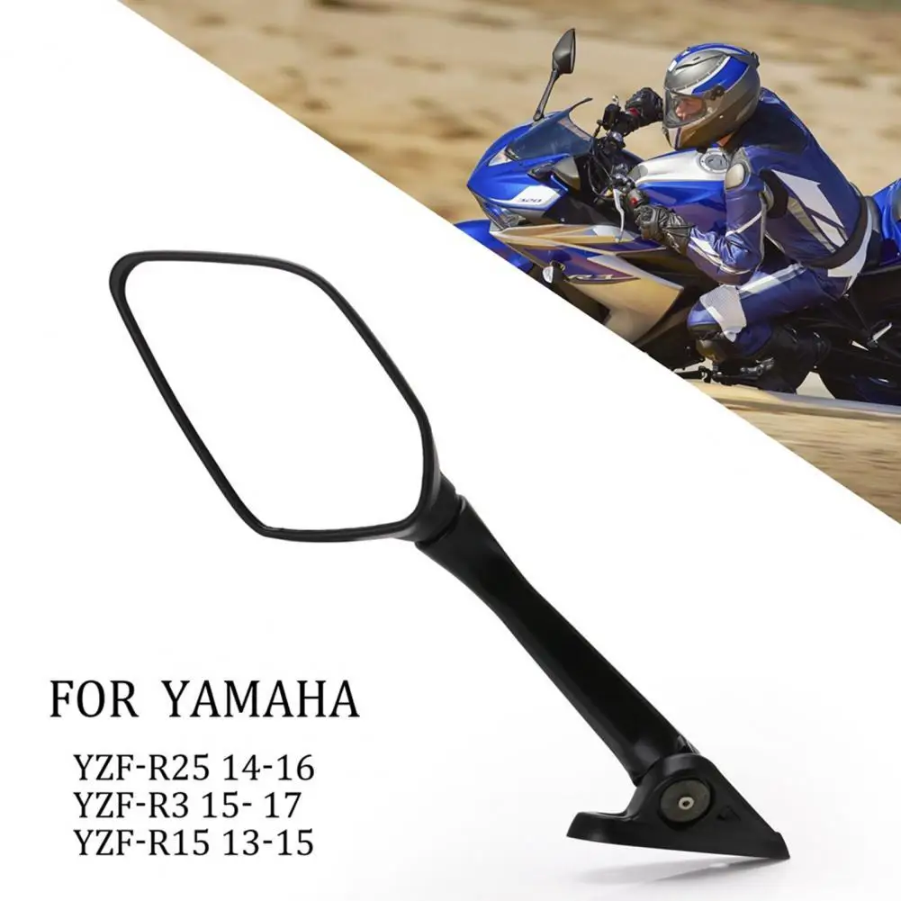 2Pcs Motorcycle Rear View Mirrors Replacements Side Mirrors for Yamaha YZF-R25 14-16/YZF-R3 15-17/YZF-R15 13-15 
2Pcs Motorcycle Rear View Mirrors Replacements Side Mirrors for Yamaha YZF-R25 14-16/YZF-R3 15-17/YZF-R15 13-15