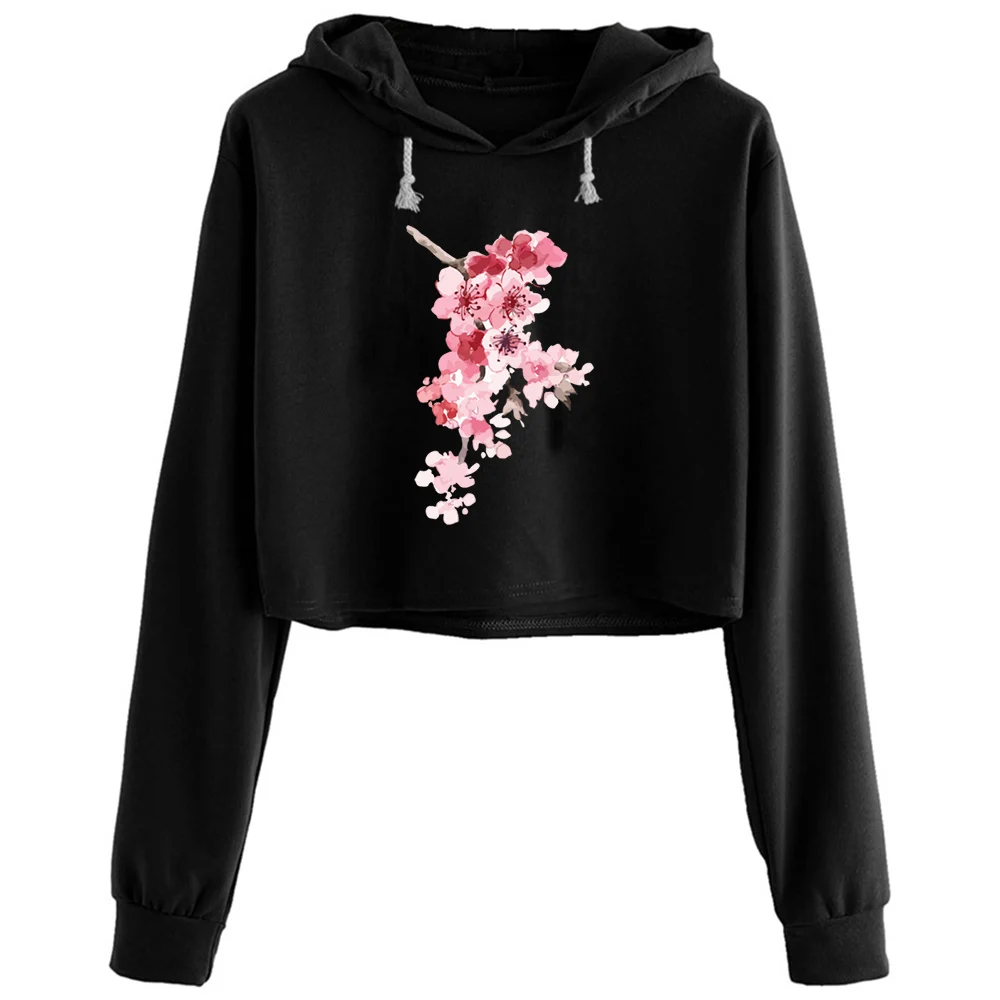 Укороченные женские толстовки Sakura Kawaii Goth Grunge Harajuku пуловер для девочек
Укороченные женские толстовки Sakura Kawaii Goth Grunge Harajuku пуловер для девочек