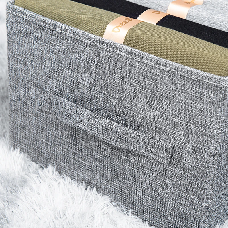 Cotton And Linen Storage Box With Cap Clothes Socks Toy Sundries Oraganier Set Organizer YL160H5
Cotton And Linen Storage Box With Cap Clothes Socks Toy Sundries Oraganier Set Organizer YL160H5