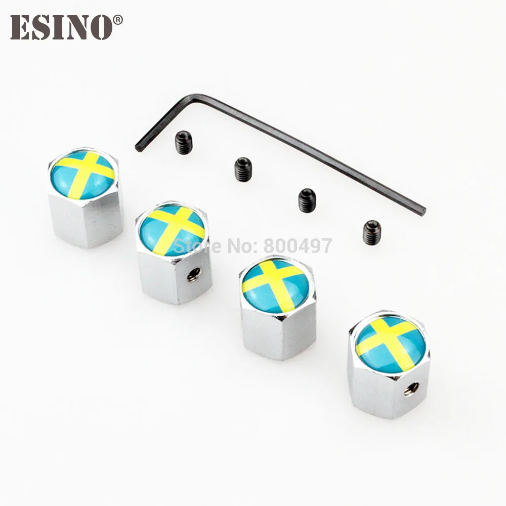 40 x Car Styling Sweden National Flag Anti-theft Stainless Wheel Tire Valve Stems Caps Car Wheel Tire Stem Air Valve Caps
40 x Car Styling Sweden National Flag Anti-theft Stainless Wheel Tire Valve Stems Caps Car Wheel Tire Stem Air Valve Caps