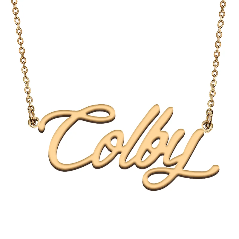 Colby Custom Name Necklace Customized Pendant Choker Personalized Jewelry Gift for Women Girls Friend Christmas Present
Colby Custom Name Necklace Customized Pendant Choker Personalized Jewelry Gift for Women Girls Friend Christmas Present