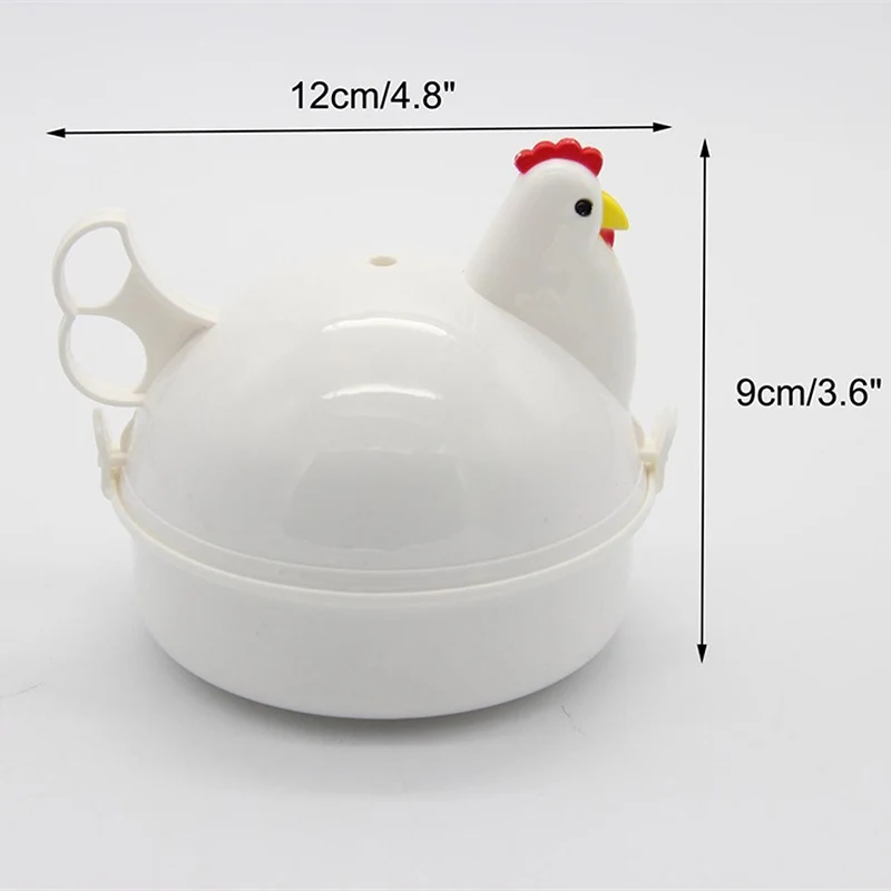 Kitchen Eggs Steamer Chicken Shaped Microwave 4 Egg Boiler Cooker Novelty Kitchen Cooking Appliances Steamer Home Tool
Kitchen Eggs Steamer Chicken Shaped Microwave 4 Egg Boiler Cooker Novelty Kitchen Cooking Appliances Steamer Home Tool