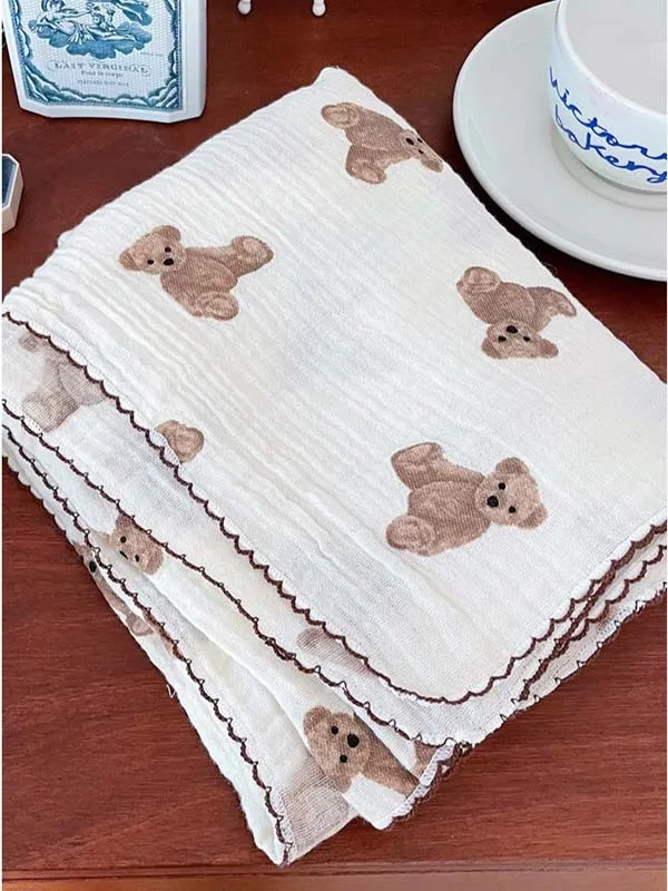 Infant Toddler Boy Girl Summer New Fashion Thin Air Conditioning Blanket Newborn Kid Cartoon Bear Pattern Soft Baby Blanket
Infant Toddler Boy Girl Summer New Fashion Thin Air Conditioning Blanket Newborn Kid Cartoon Bear Pattern Soft Baby Blanket