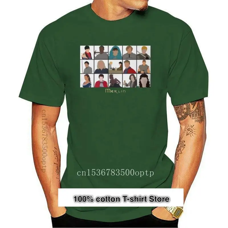 Camiseta a la moda para hombre y mujer, camisa divertida con estampado personalizado de Merlin, nueva
Camiseta a la moda para hombre y mujer, camisa divertida con estampado personalizado de Merlin, nueva