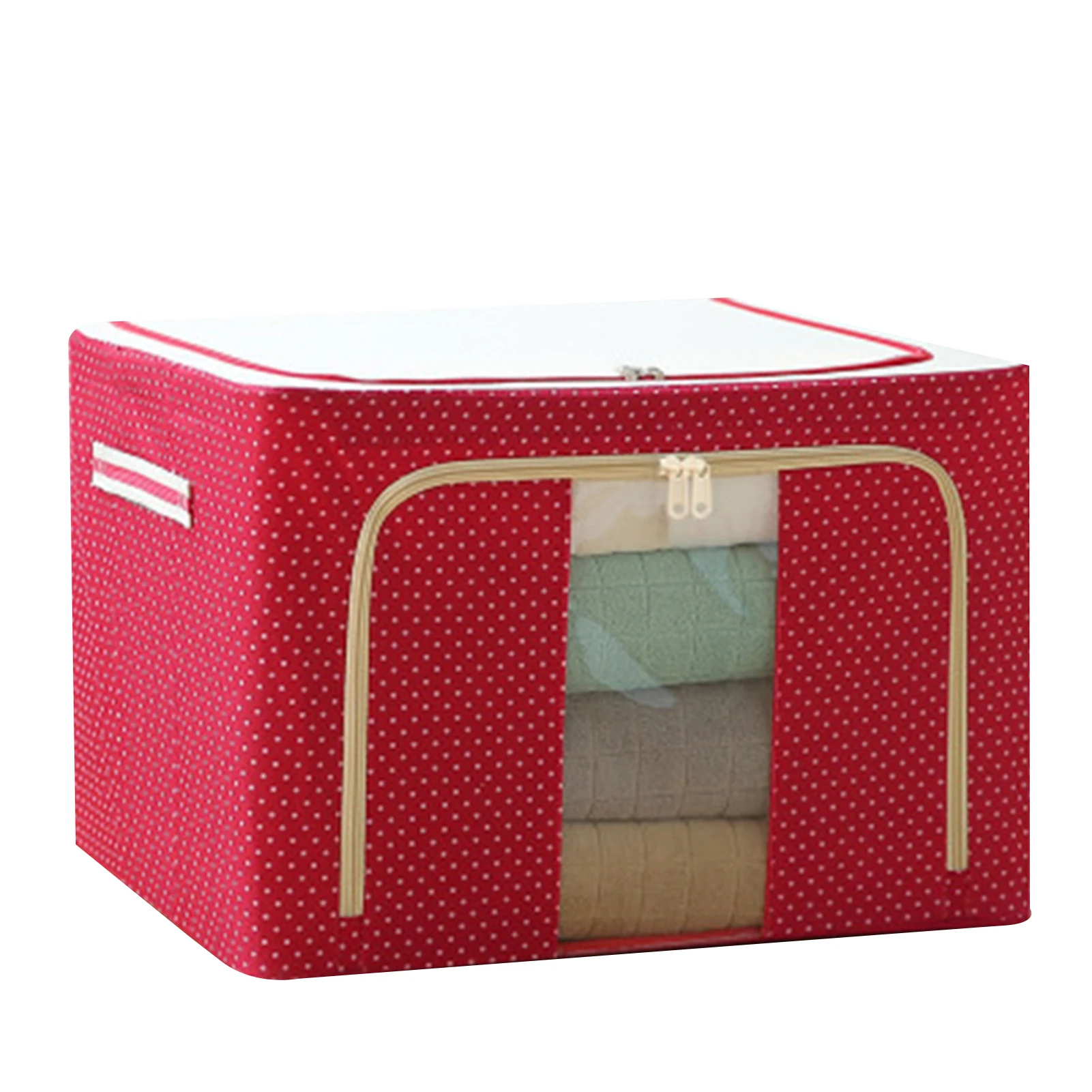 Oxford Fabric Storage Box with Steel Frame Detachable Organizer for Clothes Bed Sheets Blanket Household TB Sale
Oxford Fabric Storage Box with Steel Frame Detachable Organizer for Clothes Bed Sheets Blanket Household TB Sale