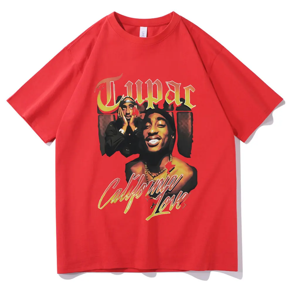 Футболка Rapper Tupac 2PAC для мужчин и женщин летняя модная футболка большого размера