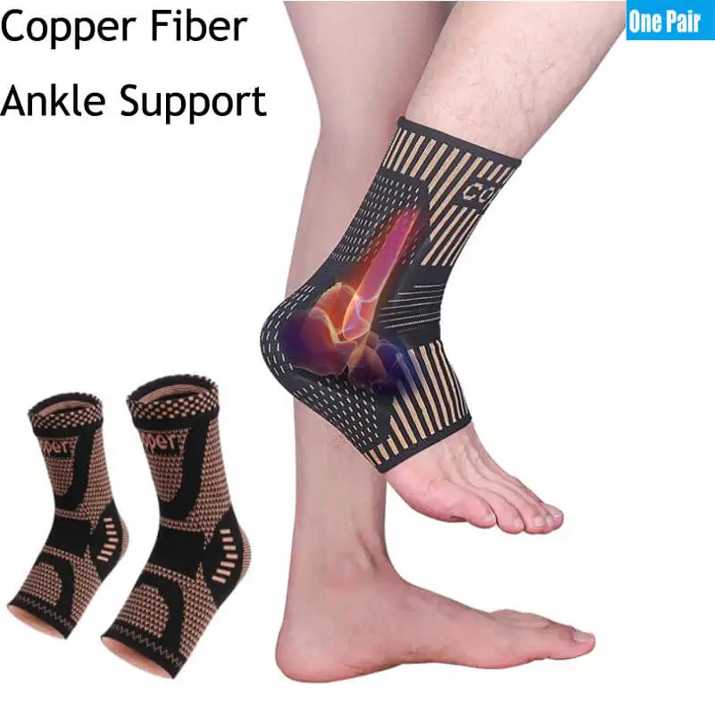 2PCS Ankle Brace Breathable Elastic Outdoor Sports Ankle Support Copper Fiber Compression Prevent Injury Protector Legging Socks
2PCS Ankle Brace Breathable Elastic Outdoor Sports Ankle Support Copper Fiber Compression Prevent Injury Protector Legging Socks