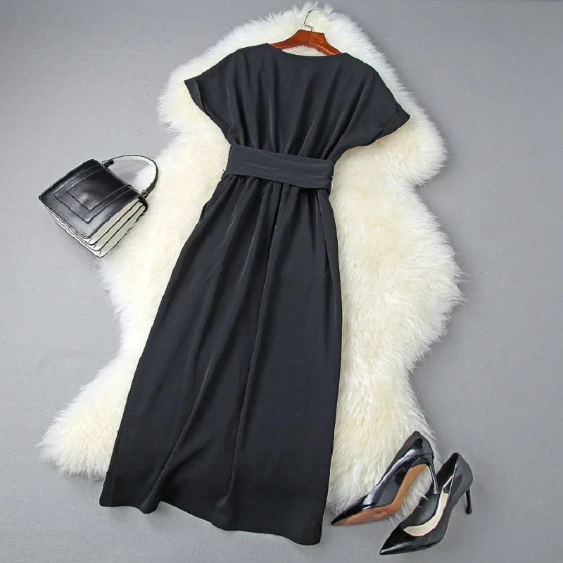 new superior quality 2021 summer office work Dress Women lady Casual dress xl womanliness Retro V-neck Nail Drill party dresses 
new superior quality 2021 summer office work Dress Women lady Casual dress xl womanliness Retro V-neck Nail Drill party dresses