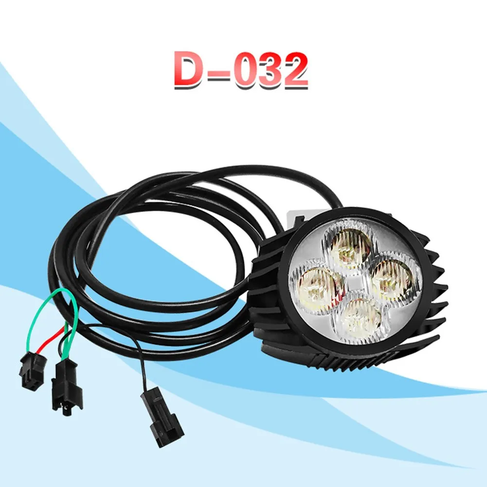 Electric Bike Scooter LED Headlight 36V 48V Waterproof 4 Lights With Horn 110cm Cable Length Bicycle Scooter Motorcycle Light
Electric Bike Scooter LED Headlight 36V 48V Waterproof 4 Lights With Horn 110cm Cable Length Bicycle Scooter Motorcycle Light