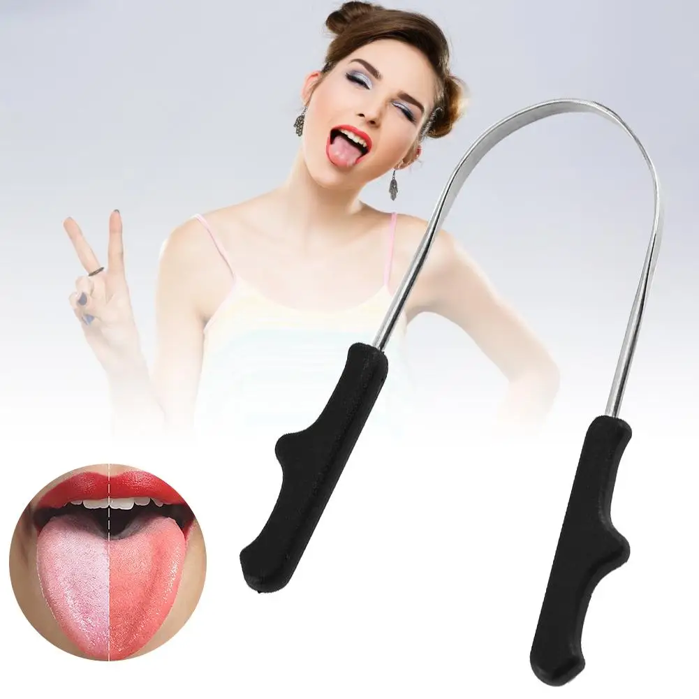 Stainless Steel Tongue Scraper Moss Cleaner Adult Oral Care Oral Hygiene Care Professional Remove Bad Breath Metal Tongue Brush
Stainless Steel Tongue Scraper Moss Cleaner Adult Oral Care Oral Hygiene Care Professional Remove Bad Breath Metal Tongue Brush