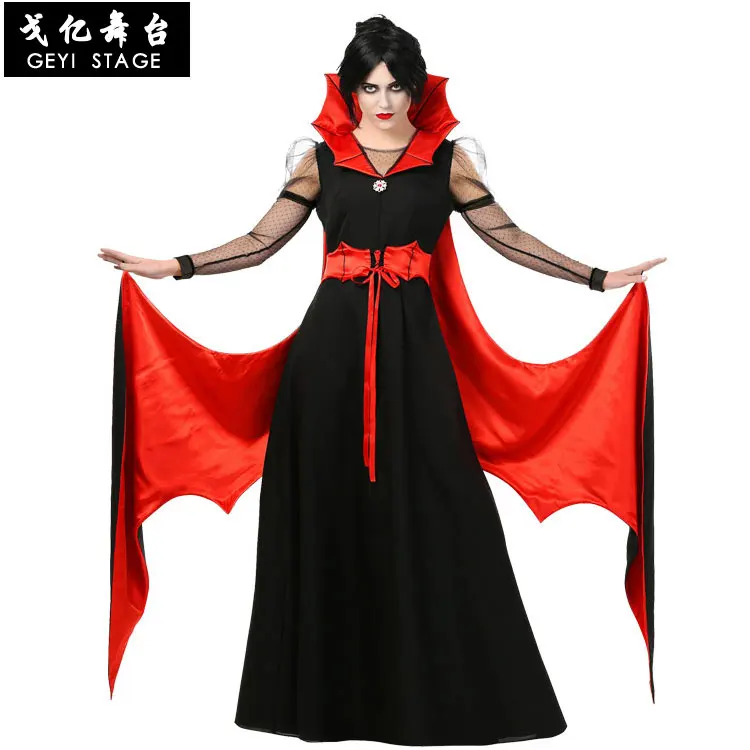 Halloween Costumes Fancy Dress Adult Gothic Vampire Dress Clothes Disguise Vampire Costume Women Cosplay Carnival Party
Halloween Costumes Fancy Dress Adult Gothic Vampire Dress Clothes Disguise Vampire Costume Women Cosplay Carnival Party