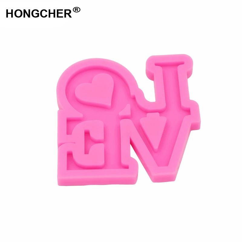 New Shiny Letter LOVE keychain epoxy resin silicone mould. Earrings, pendants, jewelry making accessories, DIY chocolate baking
New Shiny Letter LOVE keychain epoxy resin silicone mould. Earrings, pendants, jewelry making accessories, DIY chocolate baking
