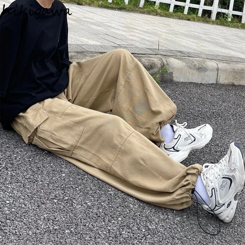 Hikigawa Overalls Women Summer 2021 Japanese Style Personality Big Pockets Simple Casual Wide Leg Pants Straight Loose Trousers
Hikigawa Overalls Women Summer 2021 Japanese Style Personality Big Pockets Simple Casual Wide Leg Pants Straight Loose Trousers