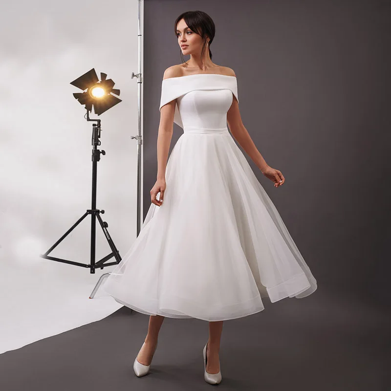 Robes De Mariée Luxury Matte Soft Satin Wedding Dresses Boat Neck Tulle Sweetheart Bridal Gowns Back Lace Up Tailor-Made
Robes De Mariée Luxury Matte Soft Satin Wedding Dresses Boat Neck Tulle Sweetheart Bridal Gowns Back Lace Up Tailor-Made