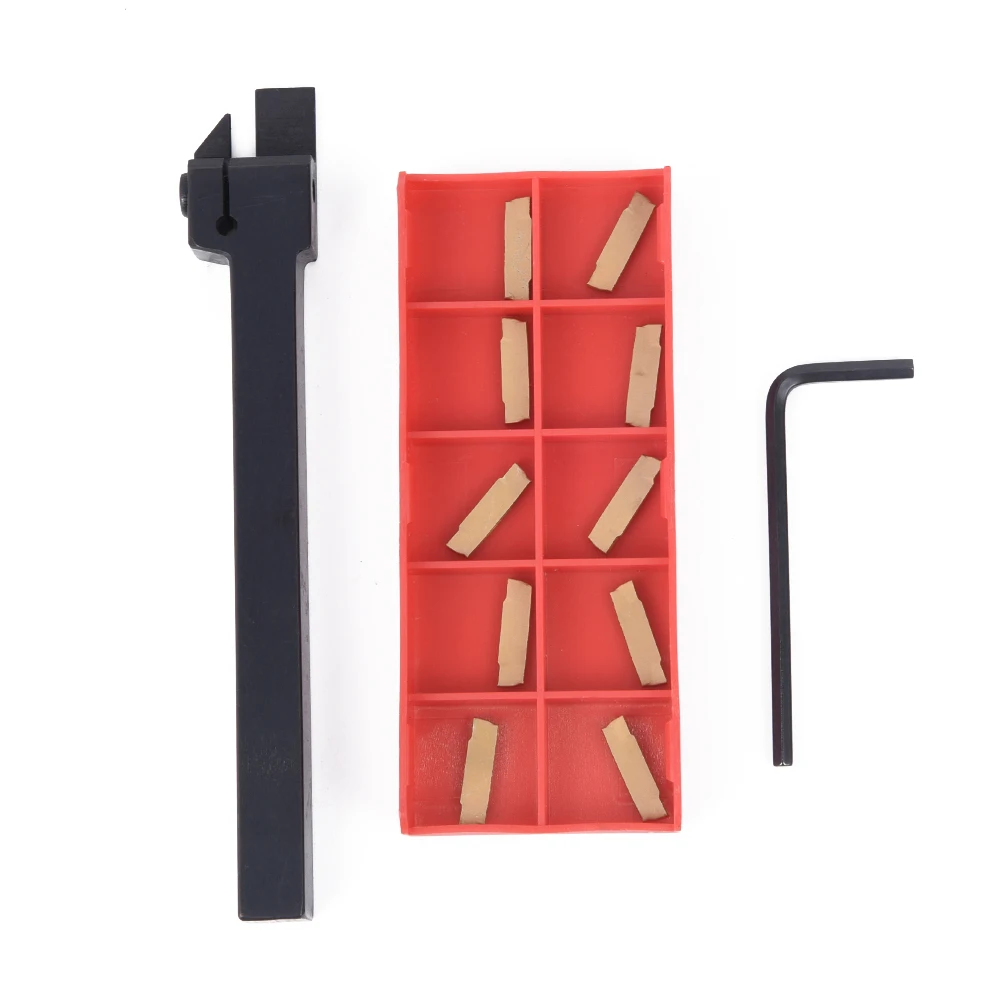 10pcs MGMN200 Carbide Inserts MGEHR1010-2 Grooving Lathe Turning Tool Holder Woodworking Tool Parts 
10pcs MGMN200 Carbide Inserts MGEHR1010-2 Grooving Lathe Turning Tool Holder Woodworking Tool Parts