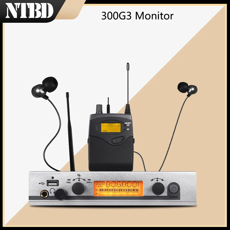 NTBD In Ear Monitor Wireless System EW300G3 IEM Single Transmitter Monitoring Professional for Stage Performance
NTBD In Ear Monitor Wireless System EW300G3 IEM Single Transmitter Monitoring Professional for Stage Performance