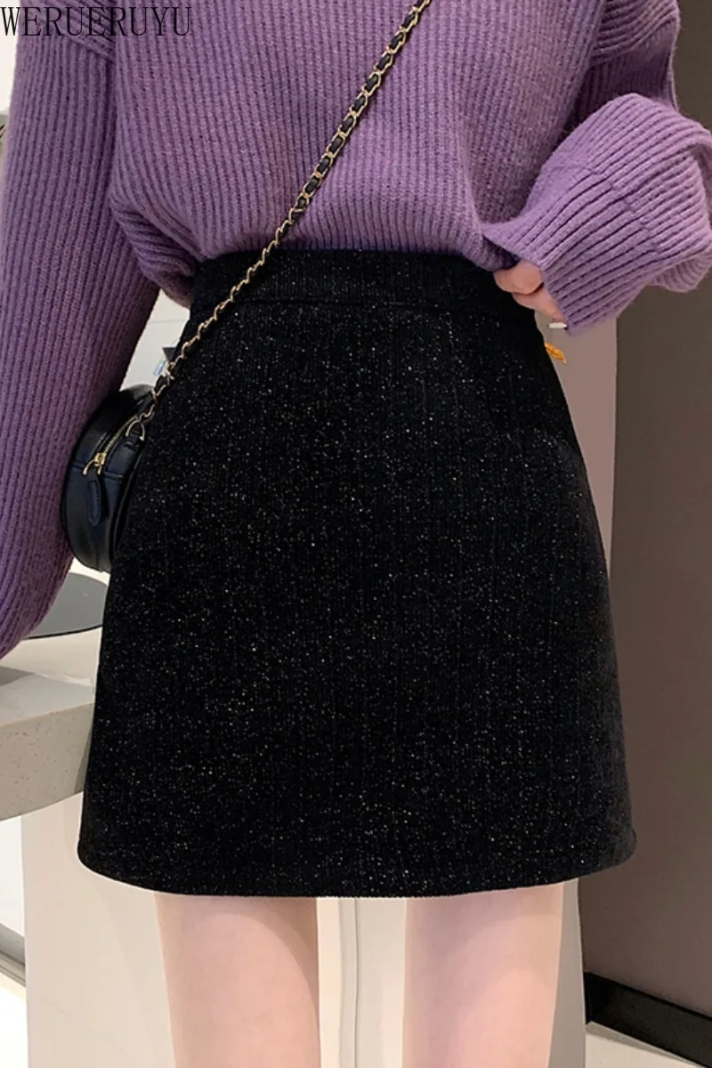 WERUERUYU College Wind Skirt Autumn And Winter Women's New Students Retro A Word Short Skirt High Waist Bag Hip Step Skirt
WERUERUYU College Wind Skirt Autumn And Winter Women's New Students Retro A Word Short Skirt High Waist Bag Hip Step Skirt