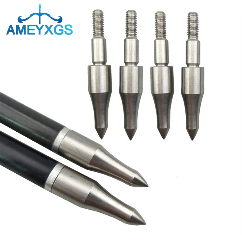6/12pcs Archery Screw-in Stainless Steel Arrowhead for Carbon Fiberglass Aluminum Arrows Hunting Training Shooting Accessories
6/12pcs Archery Screw-in Stainless Steel Arrowhead for Carbon Fiberglass Aluminum Arrows Hunting Training Shooting Accessories