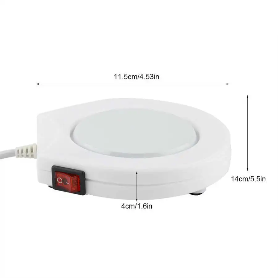 Electric Cup Warmer Office Milk Tea Water Heater Pad Mat Home Office Insulation Mug Coaster 220V