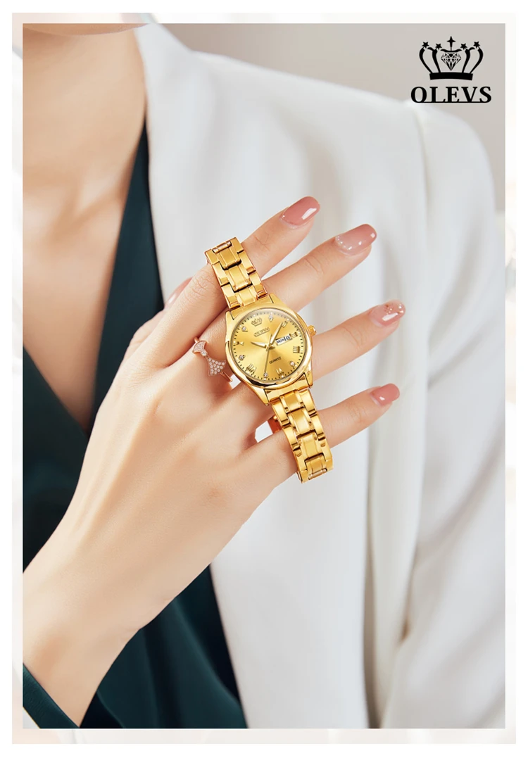 OLEVS 5563L Fashion Elegant Ladies Quartz Watch Bracelet Simple Luxury Dress Lady Stainless Steel Waterproof Wristwatches
OLEVS 5563L Fashion Elegant Ladies Quartz Watch Bracelet Simple Luxury Dress Lady Stainless Steel Waterproof Wristwatches