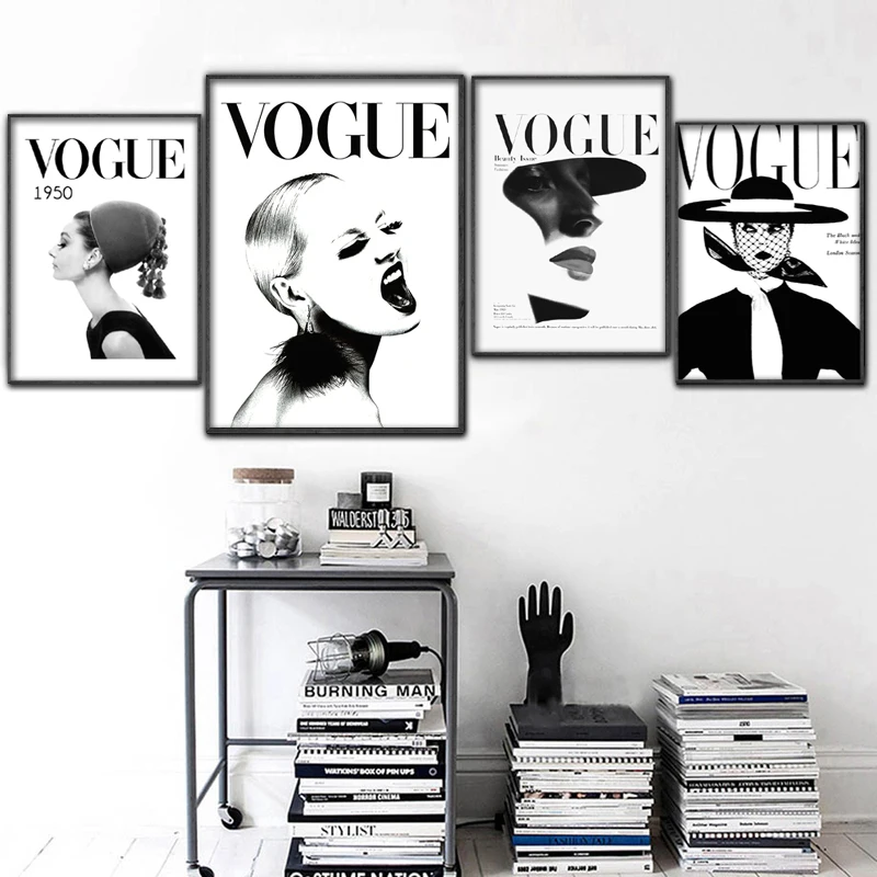 Modern Vogue Cuadros Canvas Poster And Prints Wall Art Canvas Painting Fashion Woman Picture For Living Room Bedroom Decor
Modern Vogue Cuadros Canvas Poster And Prints Wall Art Canvas Painting Fashion Woman Picture For Living Room Bedroom Decor