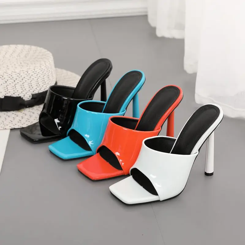 Plus Size 35-42 Women Genuine Leather Sandals Slippers Peep Toe Stiletto Solid Color High Heels Slides Summer Shoes For Women
Plus Size 35-42 Women Genuine Leather Sandals Slippers Peep Toe Stiletto Solid Color High Heels Slides Summer Shoes For Women