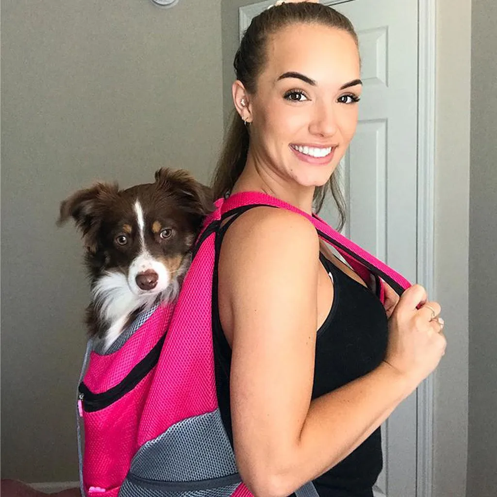 2020 Fashion Pet Dog Chest Bag Outdoor Travel Portable Breathable Mesh Cloth Backpack Shoulder Bag Cat Chest Bag Plus Size
2020 Fashion Pet Dog Chest Bag Outdoor Travel Portable Breathable Mesh Cloth Backpack Shoulder Bag Cat Chest Bag Plus Size