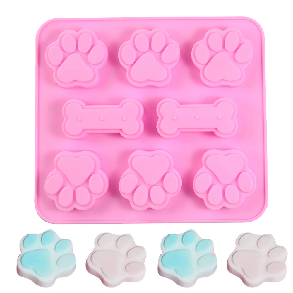 2-in-1 Silicone Baking Mold DIY Dog Bone Dog Footprint Cake Mold Food Grade Silicone Material Mould Baking Tool Fondant Molds
2-in-1 Silicone Baking Mold DIY Dog Bone Dog Footprint Cake Mold Food Grade Silicone Material Mould Baking Tool Fondant Molds