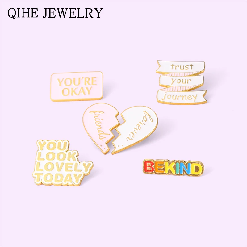 Funny Quote Enamel Pins Badge Inspirational Encouraging Brooches Backpacks Clothes Lapel Pin Jewelry Gift for Friends Wholesale
Funny Quote Enamel Pins Badge Inspirational Encouraging Brooches Backpacks Clothes Lapel Pin Jewelry Gift for Friends Wholesale